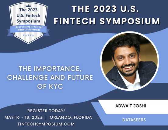 Adwait Joshi- DataSeers - U.S. Fintech Symposium