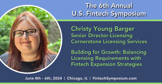 Christy Young Barger, the Senior Director-Licensing at Cornerstone Licensing Services