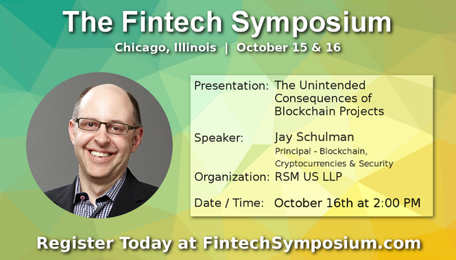Jay Schulman - Fintech Symposium