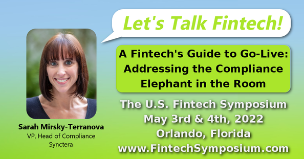 Sarah Mirsky-Terranova - U.S. Fintech Symposium Speaker